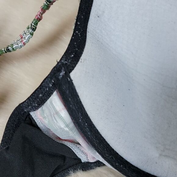 VICTORIA'S SECRET LINED PERFECT COVERAGE SCOTTISH PLAID UNDERWIRE BRA, SIZE 36C - Picture 8 of 9